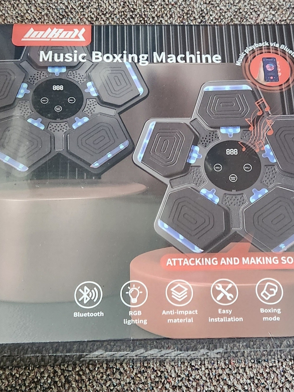 Music Boxing Machine - Black